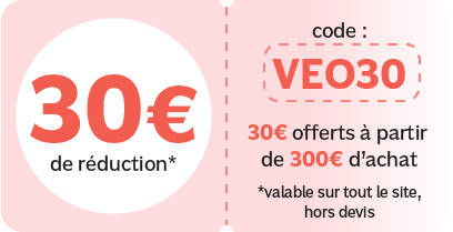 30&euro; de r&eacute;duction avec le code VEO30